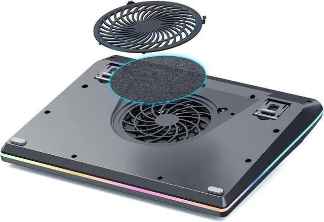 Alt view image 2 of 4 - V13 Laptop Cooling Pad with Dust-Proof Cotton