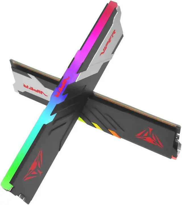 Alt view image 2 of 5 - Patriot Memory Viper Venom RGB DDR5 RAM 32GB (2X16GB) 6400MHz CL32 1.4v UDIMM Desktop Gaming Memory Kit Compatible with Intel XMP - PVVR532G640C32K