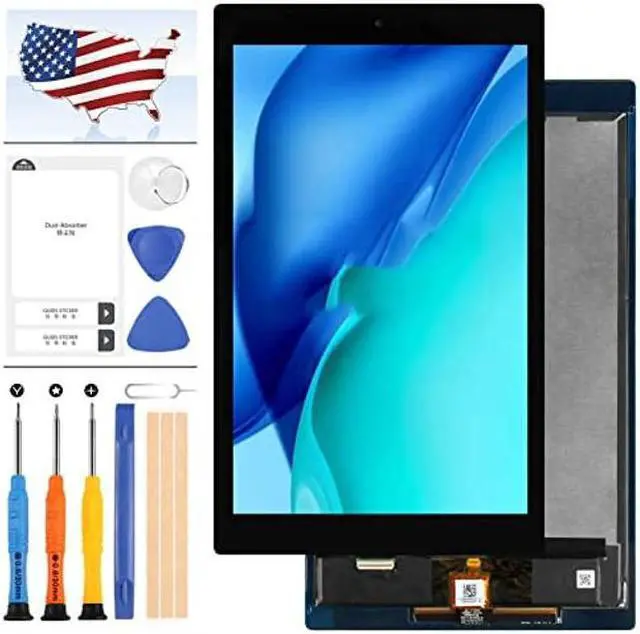 Main image of Screen Replacement for Amazon Fire HD 10 HD10 2019 9th Gen M2V3R5 LCD Display Touch Screen Digitizer Assembly Matrrix Full Glass Panel Lens Kits with Free Repair Tools (Black)