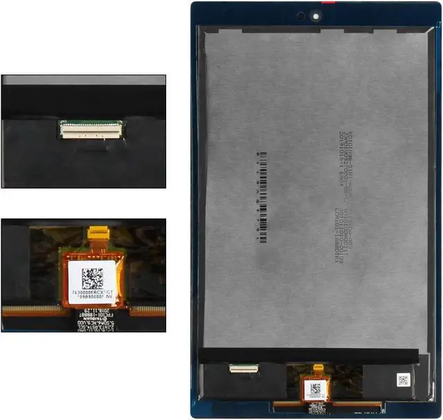 Alt view image 3 of 5 - Screen Replacement for Amazon Fire HD 10 HD10 2019 9th Gen M2V3R5 LCD Display Touch Screen Digitizer Assembly Matrrix Full Glass Panel Lens Kits with Free Repair Tools (Black)