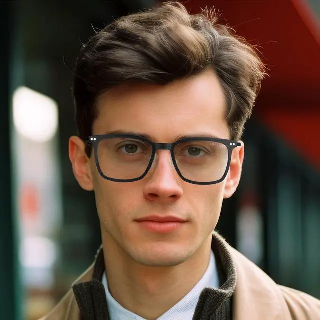 Alt view image 2 of 5 - ANYLUV Mens Blue-Light-Glasses Blue-Light-Blocking Glasses: Lightweight Carbon Fibre Blue Light Glasses Men for Gaming Gift