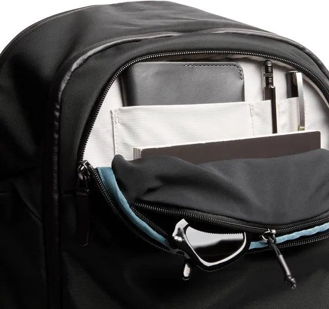 Alt view image 5 of 5 - Bellroy Transit Workpack Pro (22L work bag/commuter backpack, fits 16 laptops; organization for travel and commutes) - Black