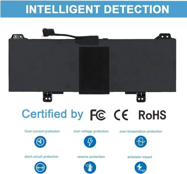 Alt view image 3 of 5 - BND GM02XL 917725-855 HSTNN-DB7X Laptop Battery Compatible with HP Chromebook X360 11 G1 G6 G7 EE Chromebook 14 G5 14-CA000NA Series Notebook 917679-271 HSTNN-UB7M 7.7V 47.3WH 6000mAh