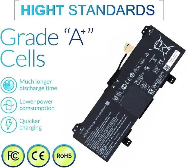 Alt view image 4 of 5 - BND GM02XL 917725-855 HSTNN-DB7X Laptop Battery Compatible with HP Chromebook X360 11 G1 G6 G7 EE Chromebook 14 G5 14-CA000NA Series Notebook 917679-271 HSTNN-UB7M 7.7V 47.3WH 6000mAh