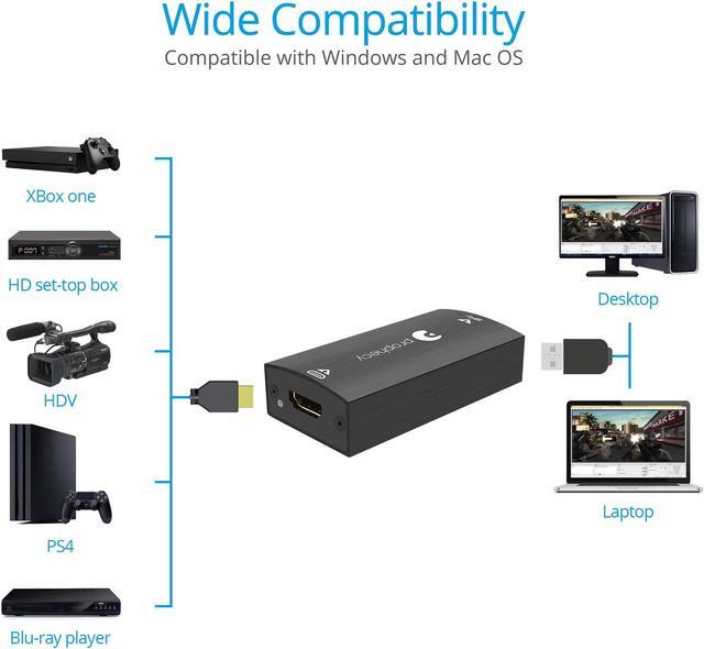 Alt view image 4 of 5 - gofanco Prophecy USB 3.0 HDMI Video Capture Card Device  Capture, Stream and Share Gameplay, 1080p @60Hz, Low Latency, Xbox Series, PS4 Game Consoles, Game Capture, TAA Compliant (PRO-CaptureHD)