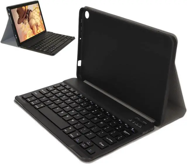 Alt view image 4 of 5 - Keyboard Leather Case for TECLAST T40 Pro, Portable Slim Folio Keyboard Case with Bluetooth Detachable Keyboard for T40 Pro Tablet 10.4 inch