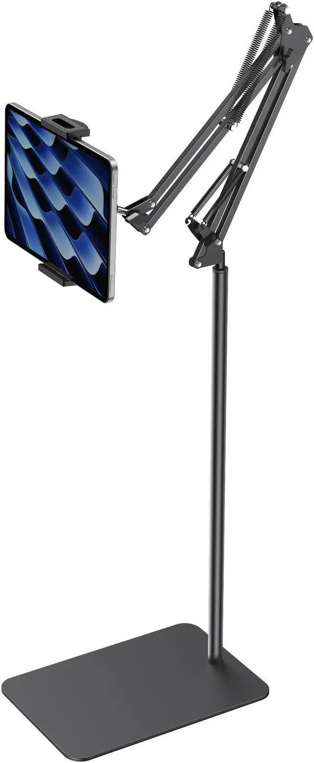 Main image of InnoGear Tablet Floor Stand, Overhead Bed Phone Stand Adjustable Holder Universal Floor Stand Compatible with iPhone iPad Pro Air Mini, Samsung Tab, Kindle, E-Readers (Large)