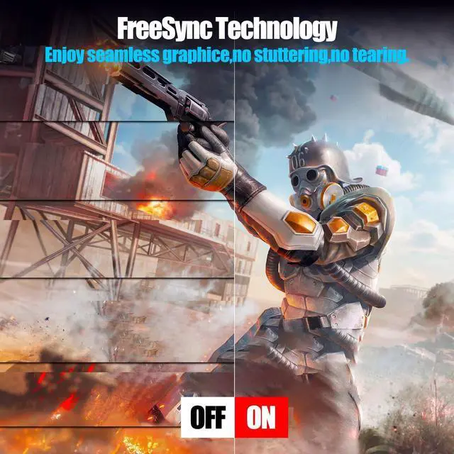 Alt view image 3 of 5 - ZZA 27" Curved Gaming Monitor, Support 240HzUp to 280Hz, FHD 1920x1080, Three Narrow bezels,Computer Monitor FreeSync Premium - Ultimate Gaming Experience