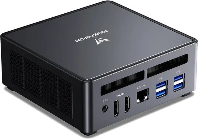 Main image of MINISFORUM Venus UM790 Pro Mini PC AMD Ryzen 9 7940HS up to 5.2 GHz 32 GB DDR5 1TB SSD with AMD Radeon 780M, 4X USB3.2, 2X USB4, 2xHDMI 2.1, 2X PCIe4.0, Wi-Fi 6E/BT5.3, RJ45 2.5 G