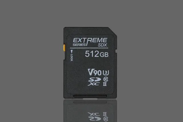 Alt view image 2 of 5 - Novachips 512GB Extreme SDXC V90 UHS-II Memory Card - Nikon/Panasonic/Canon/Sony/Fujifilm (NP467C512GZX3)