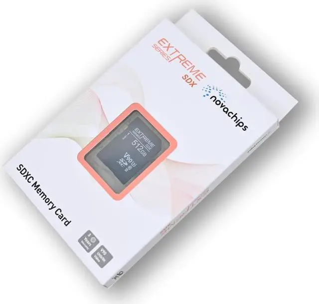 Alt view image 4 of 5 - Novachips 512GB Extreme SDXC V90 UHS-II Memory Card - Nikon/Panasonic/Canon/Sony/Fujifilm (NP467C512GZX3)