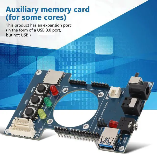Alt view image 2 of 5 - Digital IO Board,Professional Manual Soldering V1.2 for Mister FPGA 7 USB Port IO Board for Terasic Nano Accessories