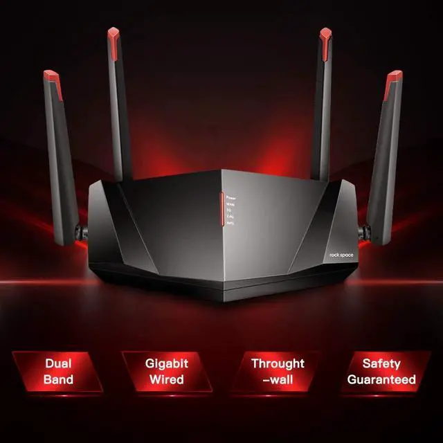Alt view image 2 of 5 - Wifi Router- AC1200 Smart Wifi Router, 2.4G & 5G Dual Band Wireless Gigabit Router with MU-MIMO and Beamforming Technology, 1xWAN Port/ 3xGigabit LAN Ports, Supporting IPv6, WPS, AP Mode, Simple Setup