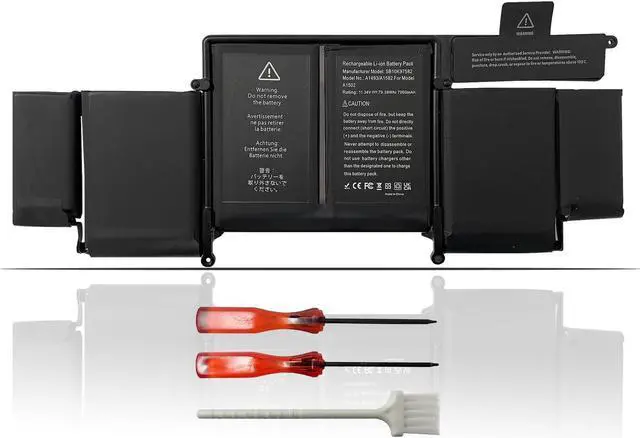 Main image of AURUNHO A1502 A1582 A1493 77.52Wh Laptop Battery Replacement for MacBook Pro 13 inch Retina A1502 (Late 2013 Early 2015 Mid 2014) ME864 ME865 ME866 MGX72 MGX82 MGX92 MF839 MF840 EMC2835 2875 11.34V