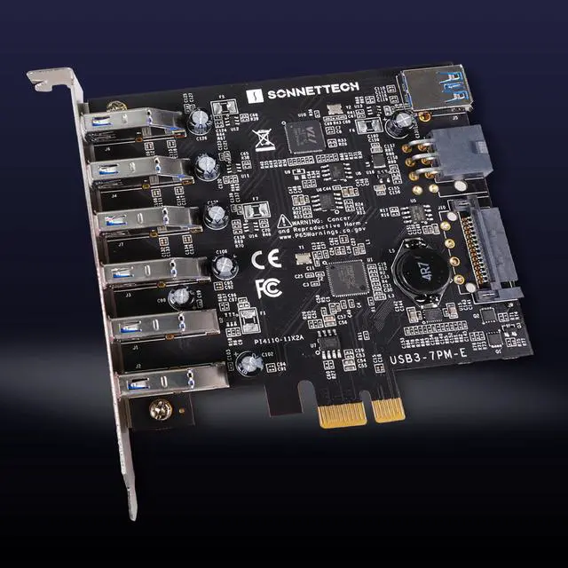 Alt view image 5 of 5 - Sonnet Allegro 7-Port USB 3.2 Gen 1 Type A PCIe Card