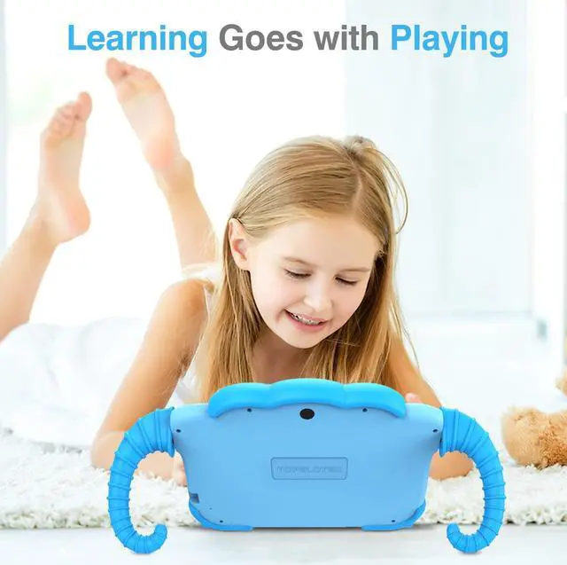 Alt view image 2 of 5 - Kids Tablet 7IN Tablet for Kids 3-7 Toddler Tablet, Tablet for Toddler Learning Tablet Kids 32GB with Educational Games, GMS, Parent Controls, WiFi Kids Learning Tablet Toddler Boy Girl (Blue)