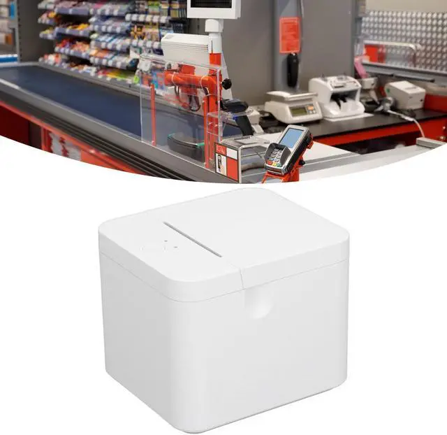 Alt view image 5 of 5 - Wisoqu Label Printer, Bluetooth Shipping Label Printer, Thermal Printer for Shipping Packages, Restaurant Kitchen Printer Compatible with Android.iOS.Windows, (US Plug)