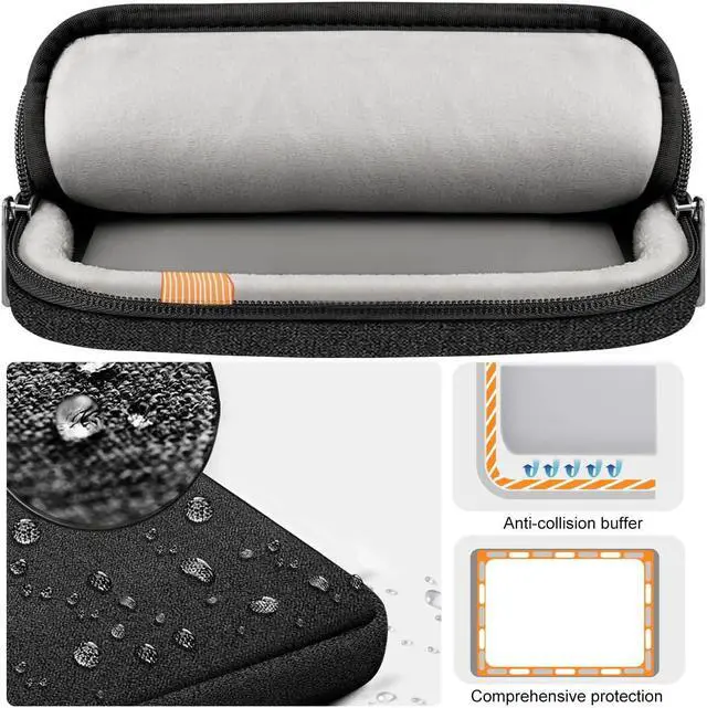 Alt view image 3 of 5 - ZINZ Laptop Case 15 15.6 16 inches Sleeve Slim Briefcase Spill-Resistant Handbag for Most Popular 15" 15.6" 16" NotebooksB01K03