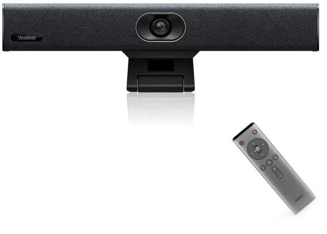 Main image of Yealink UVC34 Conference Room Camera 4K UHD Meeting Device 120°FoV Auto Framing Speaker Tracking AI Face Enhancement 8 Mic Arrays 5W High Fidelity Speaker All-in-one USB Video Bar