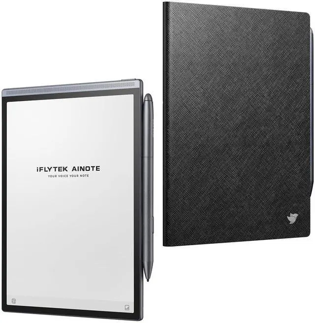 Main image of iFLYTEK AINOTE Air 2 E Ink Tablet,Black Protective Case for iFLYTEK Paper Tablet 8.2", Note Taking & E Paper Tablet for Adults, Premium PU Leather, Slim& Lightweight