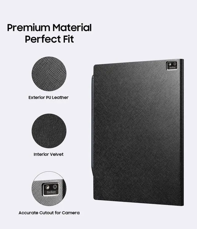 Alt view image 4 of 5 - iFLYTEK AINOTE Air 2 E Ink Tablet,Black Protective Case for iFLYTEK Paper Tablet 8.2", Note Taking & E Paper Tablet for Adults, Premium PU Leather, Slim& Lightweight