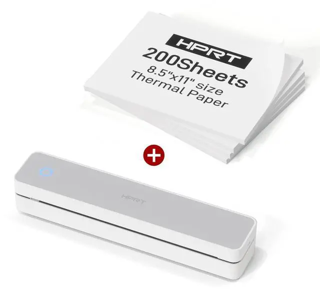 Main image of HPRT MT610 Pro Portable Printer Wireless for Travel &200 Sheet Thermal Paper US Letter Size