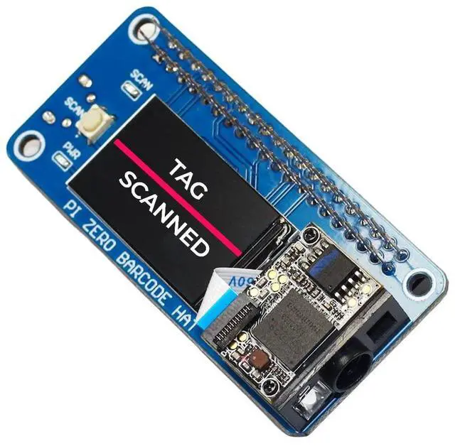 Alt view image 3 of 5 - sb components Zero Barcode HAT for Raspberry Pi 1D/2D Codes Reader Barcode Module Barcode Scanner HAT for Raspberry Pi 4B/3B+/3B/2B/B+/A, Zero & Zero 2 W