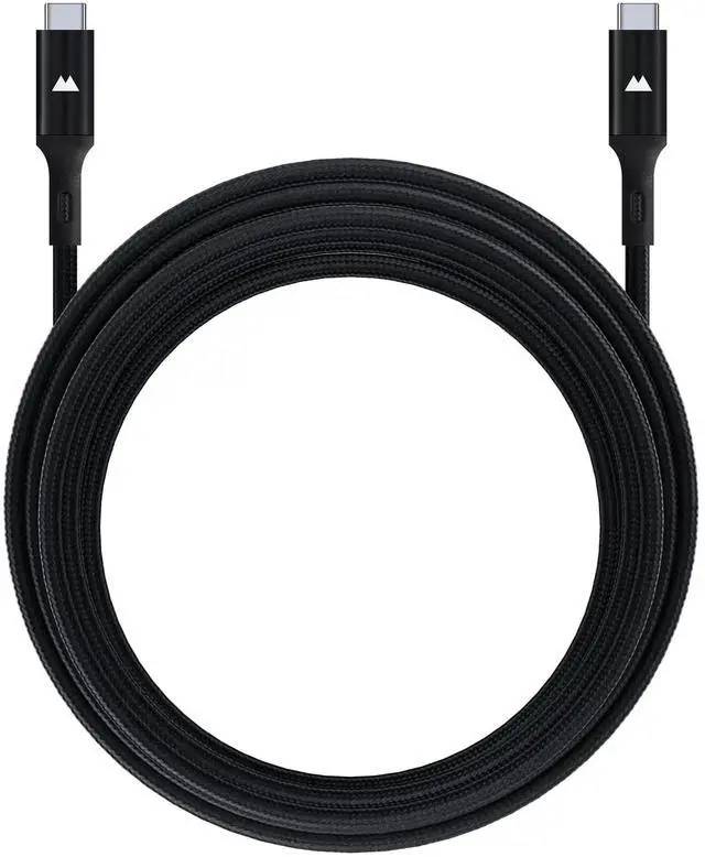 Alt view image 2 of 3 - Mous - USB C to USB C Charging Cable - Nylon Braiding - 3m - Black