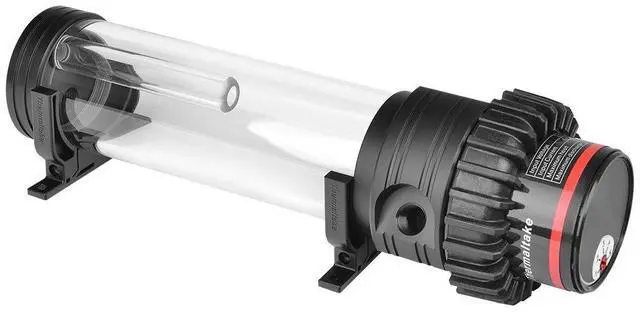 Alt view image 3 of 5 - Thermaltake Pacific PR22-D5 Plus Addressable RGB LED 5-Speed Adjustable D5 Pump/Reservoir Combo 3-Port G 1/4" Thread Tt LCS Certified Cooling CL-W187-PL00SW-A
