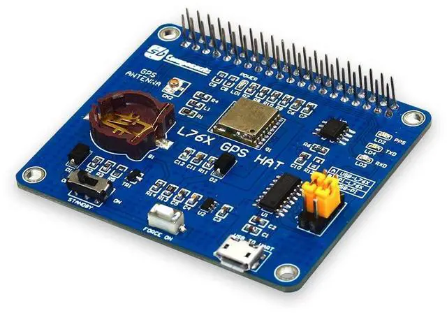 Alt view image 2 of 5 - sb components Raspberry Pi GPS HAT GNSS Module GPS HAT for Raspberry Pi 4B/3B+/3B/2B/Zero/W/Zero WH, Supports GPS, BDS, QZSS, etc.