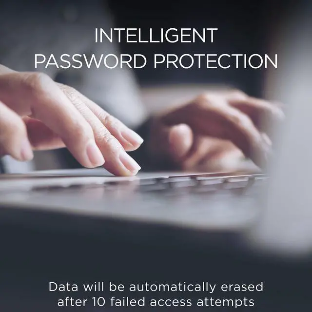 Alt view image 5 of 5 - Integral 512GB Secure360 256-Bit Software Encrypted 3.0 USB Secure Flash Memory Drive - Working and Encrypted Dual Partition, Intelligent Password Attack Protection and 360 Degree Rotating casing