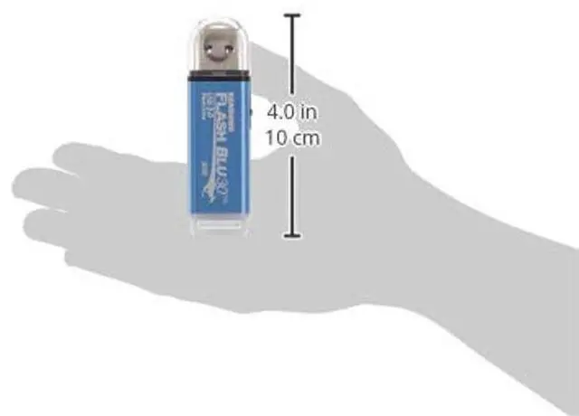 Alt view image 5 of 5 - Kanguru FlashBlu30 - 32GB USB Flash Drive - Physical Write Protection Switch - Super Fast USB 3.0