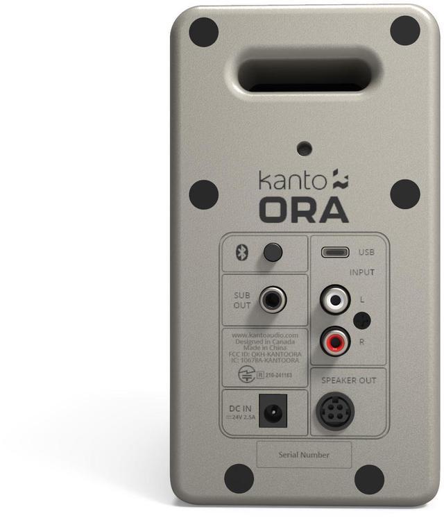 Alt view image 3 of 5 - Kanto ORAME 100W Powered Reference Desktop Computer Speakers with Bluetooth 5.0 and USB-C Input | Bi-Amplified | 100 Hz Automatic Crossover | Reference Quality Sound | Pair | Moon