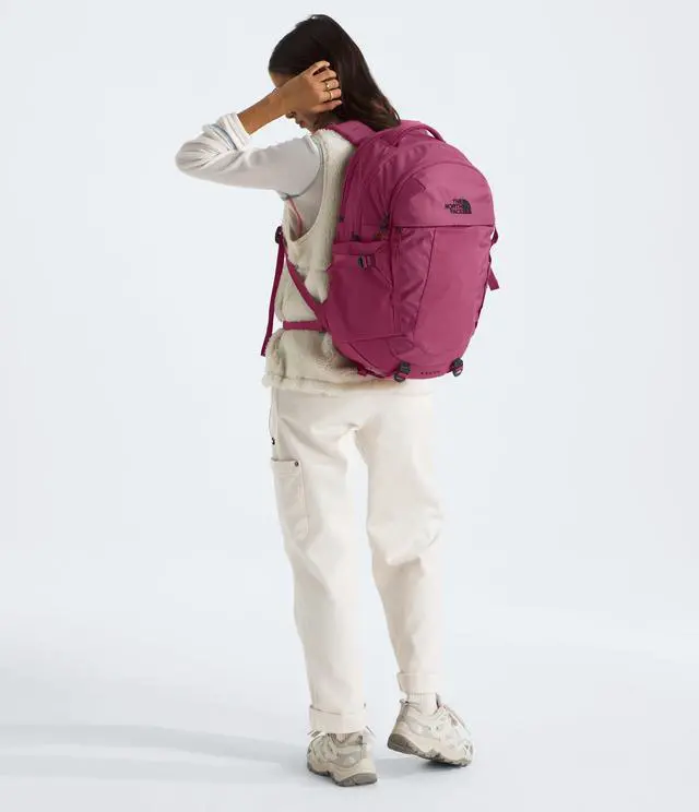 Alt view image 2 of 5 - THE NORTH FACE Women's Recon Everyday Laptop Backpack - PFAS Free, Cyber Berry/Sumac, One Size