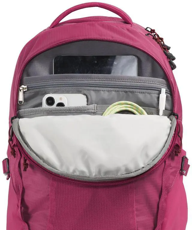 Alt view image 4 of 5 - THE NORTH FACE Women's Recon Everyday Laptop Backpack - PFAS Free, Cyber Berry/Sumac, One Size