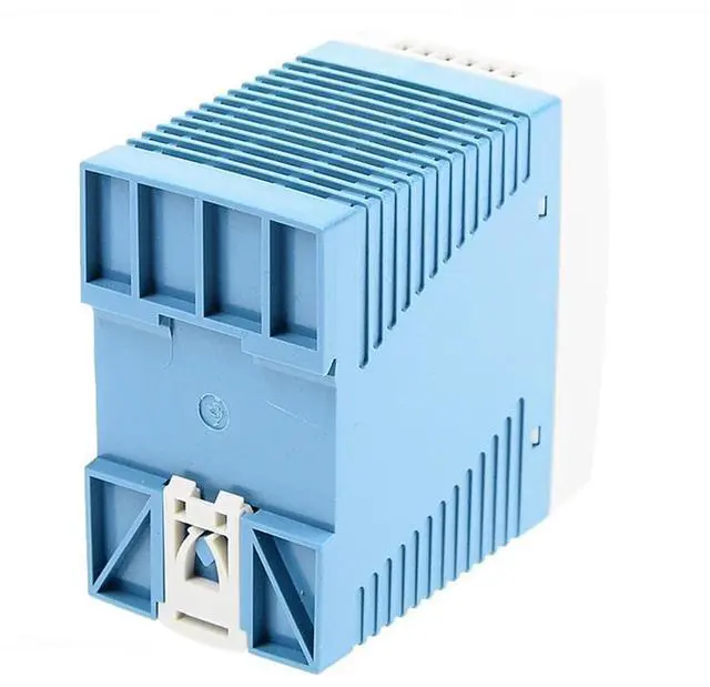 Alt view image 4 of 5 - Mean Well MDR-100-24 96W 24V 4A Industrial Power Supply - 86% Efficiency, AC/DC Converter, DIN Rail Mount, ZCS/ZVS, 150mVp-p Ripple, 85-264VAC Input, DC Power Supply for Industrial Automation