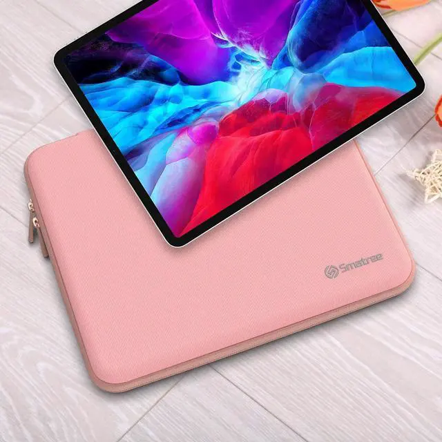 Alt view image 5 of 5 - Smatree Hard Case for 13inch New M4 Ipad Pro with Magic Keyboard 2024,12.9inch iPad Pro 2021-2018, iPad Pro 12.9 4th Gen 2020 with Smart Keyboard Folio/Magic Keyboard, Surface Pro 7 12.3inch Bag, Pink