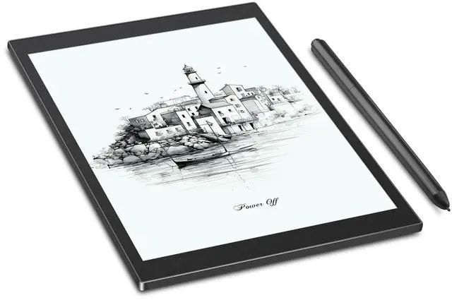 Main image of Kloudnote S 10.1" E-Ink Notepad, ePaper Tablet for Note Taking and eBook Reading, 200dpi Notebook eReader Device with Stylus, Android OS - Black