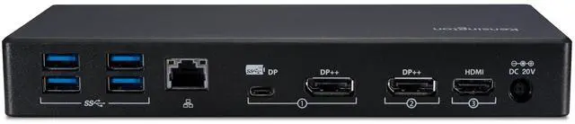 Alt view image 3 of 5 - Kensington SD4855P USB-C Dual Display Docking Station (DFS),100W PD - DP++/HDMI (K33575NA)