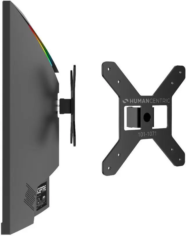 Main image of HumanCentric VESA Mount Adapter Compatible with Sceptre C25, C30, C34 Monitors, VESA Adapter Bracket Mounts Monitor to Stand, Arm, Desk Mount