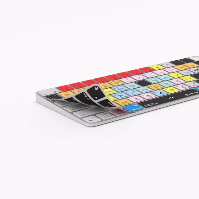 Alt view image 4 of 5 - Editors Keys Ableton Live Keyboard Cover for Apple Magic Keyboard - Silicone Protective Skin with Compatible Ableton Live Shortcuts - Fits TouchID and Non-TouchID Non-Numeric Models