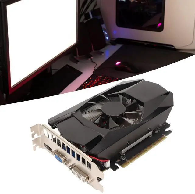 Alt view image 5 of 5 - ANGGREK gpu pc,HD7670 4GB GDDR5 Graphics Card 128bit 1000MHz Core Frequency Supports DirectX 11 PCI Express X16 2.1 Gaming Graphics Card