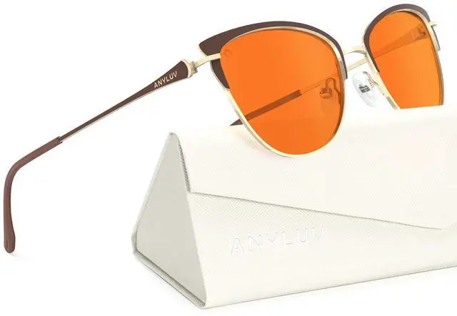 Main image of ANYLUV Blue-Light Blocking-Glasses Blue-Light-Glasses Women: Womens Bluelight Glasses Computer Screen Blocker Eyes Protection