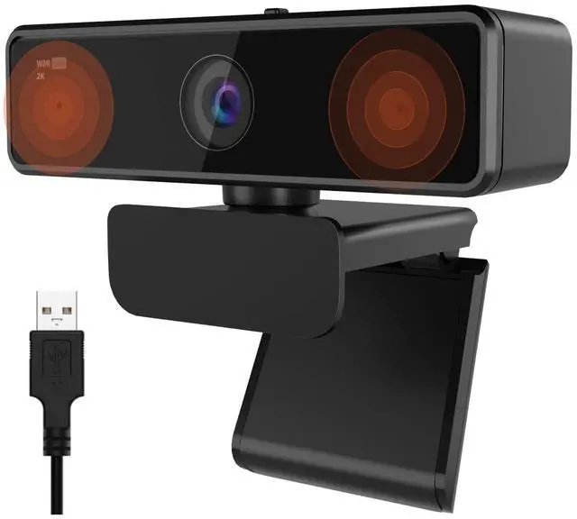 Main image of NUROUM V11 2K Webcam for PC, 1080P 60FPS USB Web Camera with Microphone, 1440P@30fps, 90deg Wide-Angle, Privacy Cover, Plug&Play for Mac/Laptop/Desktop/Computer, for Zoom/Teams/Google Meet