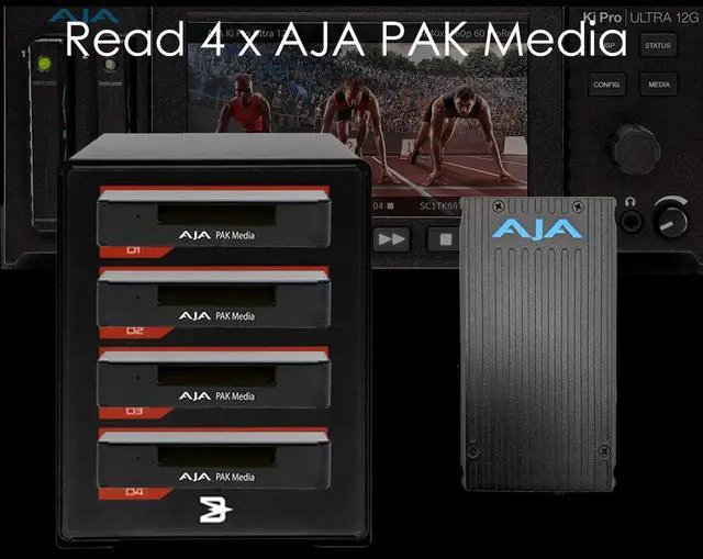 Alt view image 5 of 5 - BLACKJET DX-1P Aja PAK Media Reader Module for TX-2DS, TX-4DS, Broadcast, Video, Post Production, workflow 4K Ki Pro, offload, Camera, Aja Approved, Sports, Record, Music, Concert