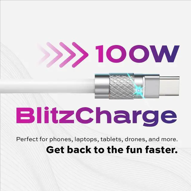 Alt view image 2 of 5 - Statik TsumoCharge USB C Cable to i-Product 27W Fast Charging Cable, Heavy-Duty Liquid Silicone USB C Cable, Support Data Transfer Type C Cable, 6ft/2M, White 3-Pack