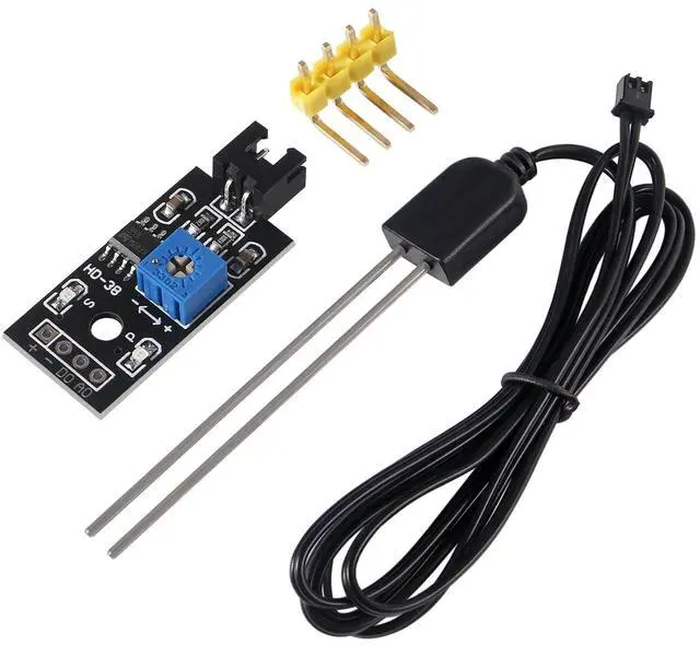 Alt view image 2 of 5 - D-FLIFE Soil Moisture Sensor, Icstation Humidity Detector, with Corrosion Resistant Probe, Digital Analog Signal Output for Arduino Raspberry Pi Garden Automatic Watering System (10Sets)