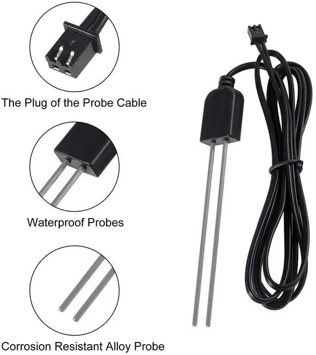 Alt view image 3 of 5 - D-FLIFE Soil Moisture Sensor, Icstation Humidity Detector, with Corrosion Resistant Probe, Digital Analog Signal Output for Arduino Raspberry Pi Garden Automatic Watering System (10Sets)
