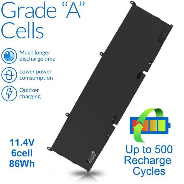 Alt view image 2 of 5 - NEW 86Wh 69KF2 Battery Replacement for Dell G7 15 7500 G15 5510 5511 5515 5520 5521 XPS 15 9500 9510 9520 Precision 5550 5560 5570 Alienware M15 R3 R4 M17 R3 R4 for Inspiron 7510 7610 7620 P87F P91F
