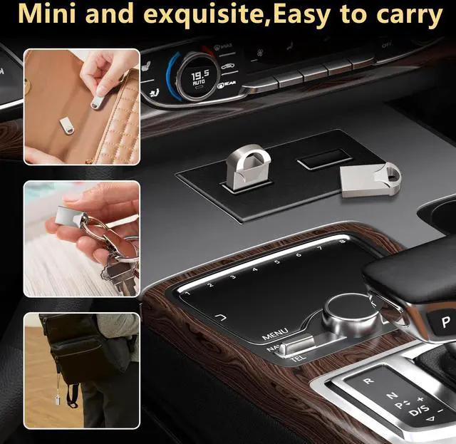 Alt view image 4 of 5 - EASTBULL Mini Metal Flash Drive Bulk 4GB Small USB 20 Pack with Lanyards USB 2.0 Thumb Drive Bulk Jump Drive Pen Drive Memory Stick for Storage and Backup 4GB 20 Pack, Metal